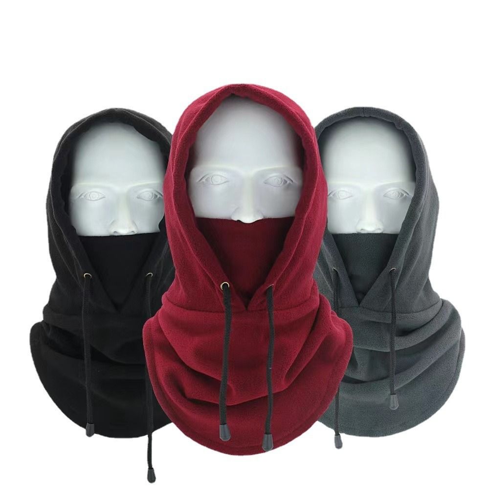 Balaclava Ski Mask - Topi Balaclava pria bulu Polar, topi
