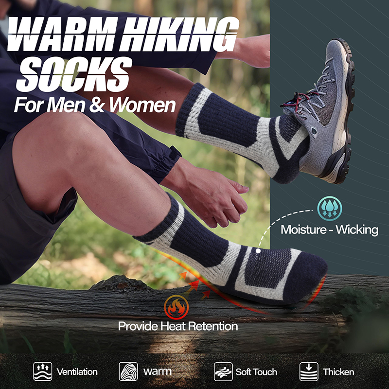 3 Pasang Kaus Kaki Olahraga El - Thermal Sock Wool ulasan dan harga