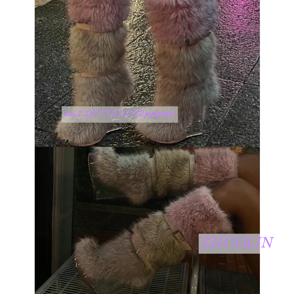 Sepatu Bot Wedge Transparan Be - Waterproof Winter Boot ulasan dan harga
