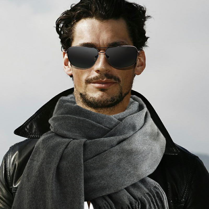 Syal Modis Pria Musim Dingin H - Wool Scarf Men ulasan dan harga