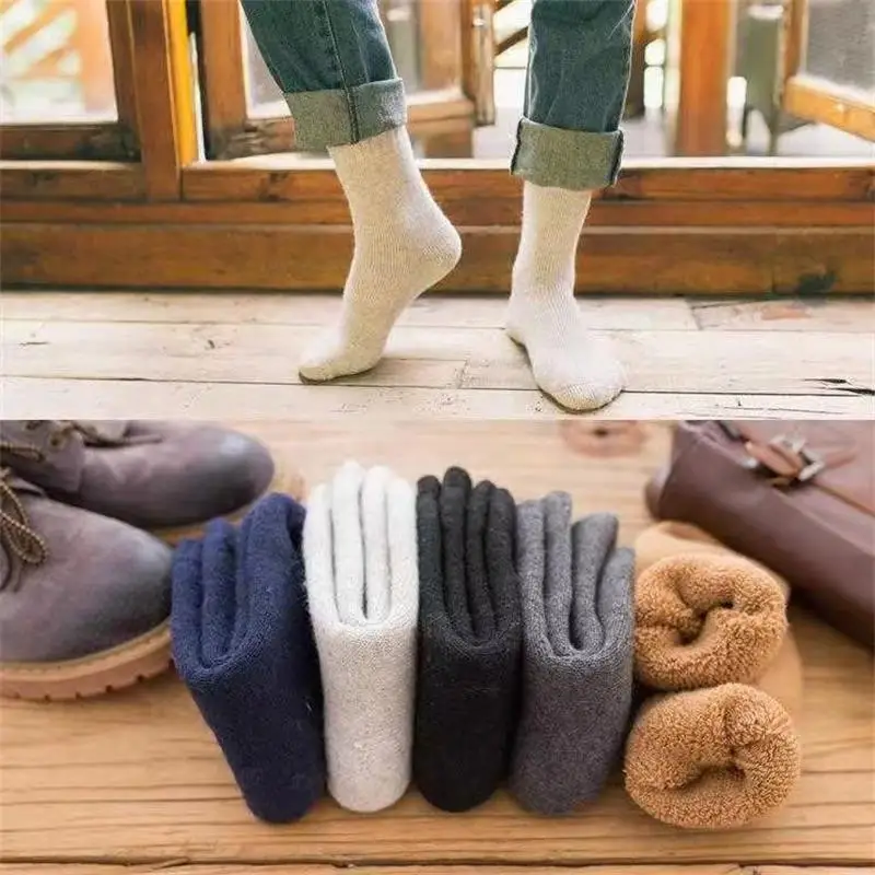 Kaus kaki hangat pria, 3 pasan - Thermal Sock Wool ulasan dan harga