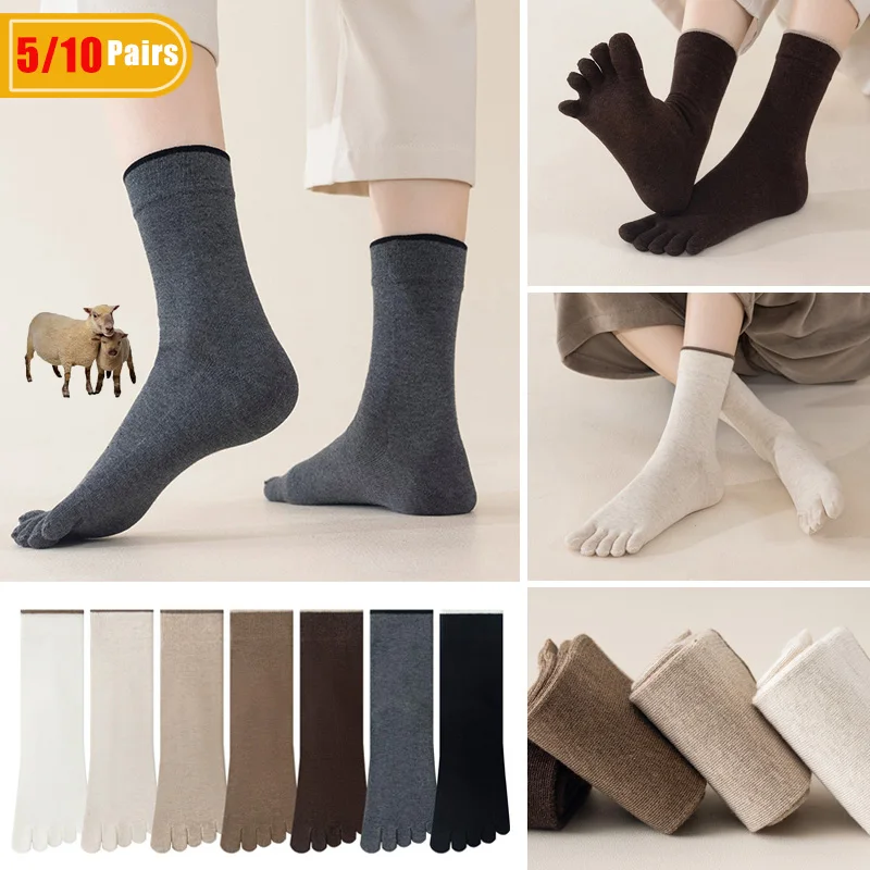 5/10 Pasang Kaus Kaki Wol Pria - Thermal Sock Wool ulasan dan harga